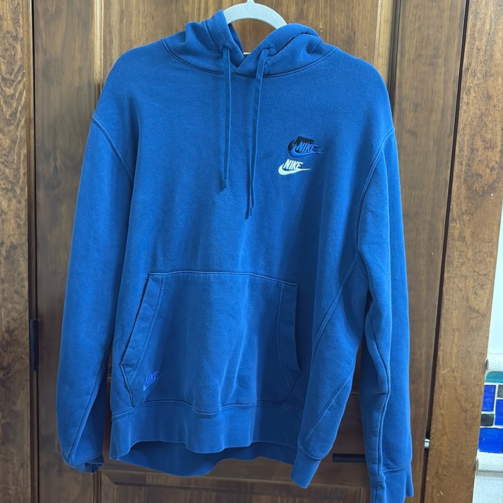 Dark blue nike hoodie